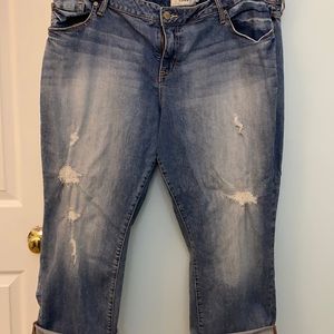 Torrid Size 22 Cropped Jeans